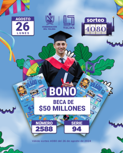 4080 En Agosto La LT te da un Bono Beca por 50 millones