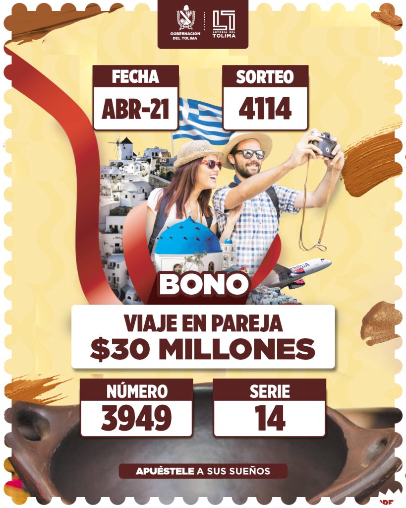 4114 En Abril Bono Viaje En Pareja 30 Millones
