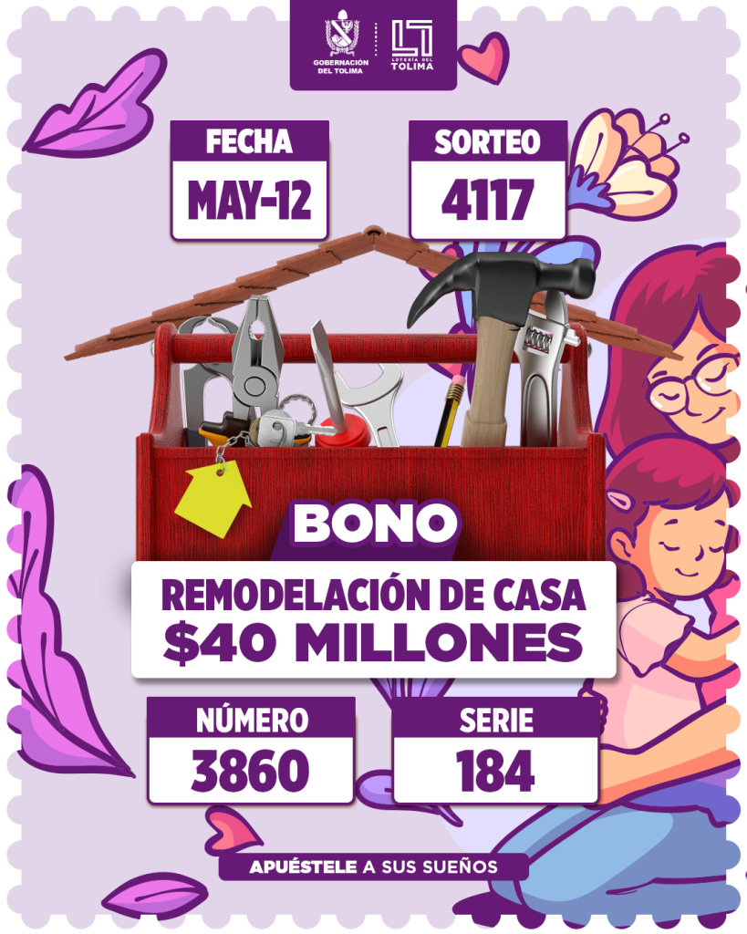 4117 En Mayo Bono Remodelacion De Casa por 40 Millones