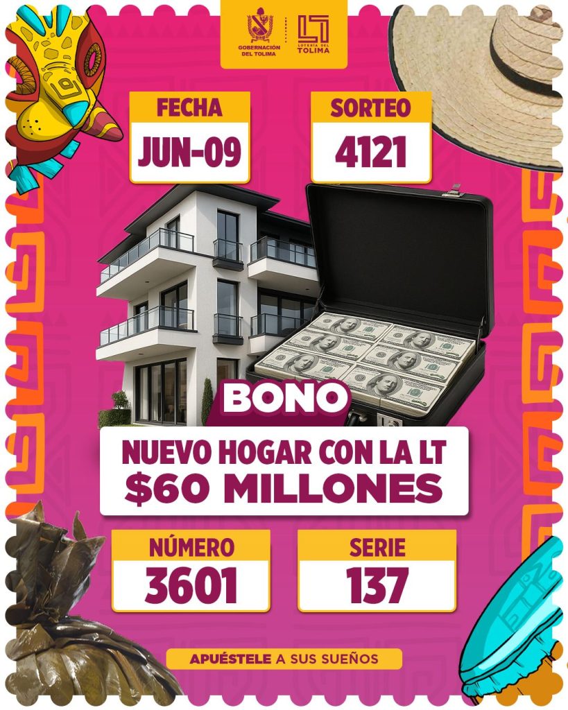 4121 En Junio Bono Nuevo Hogar Con La LT por 60 Millones