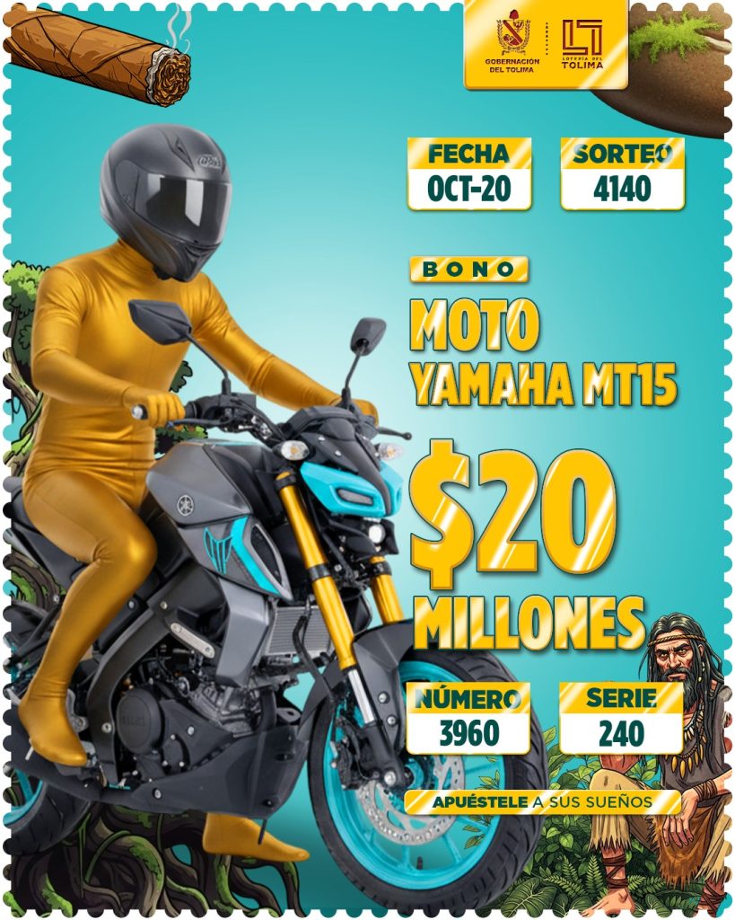 4140 En Octubre Bono Moto Yamaha MT15 Por 20 Millones