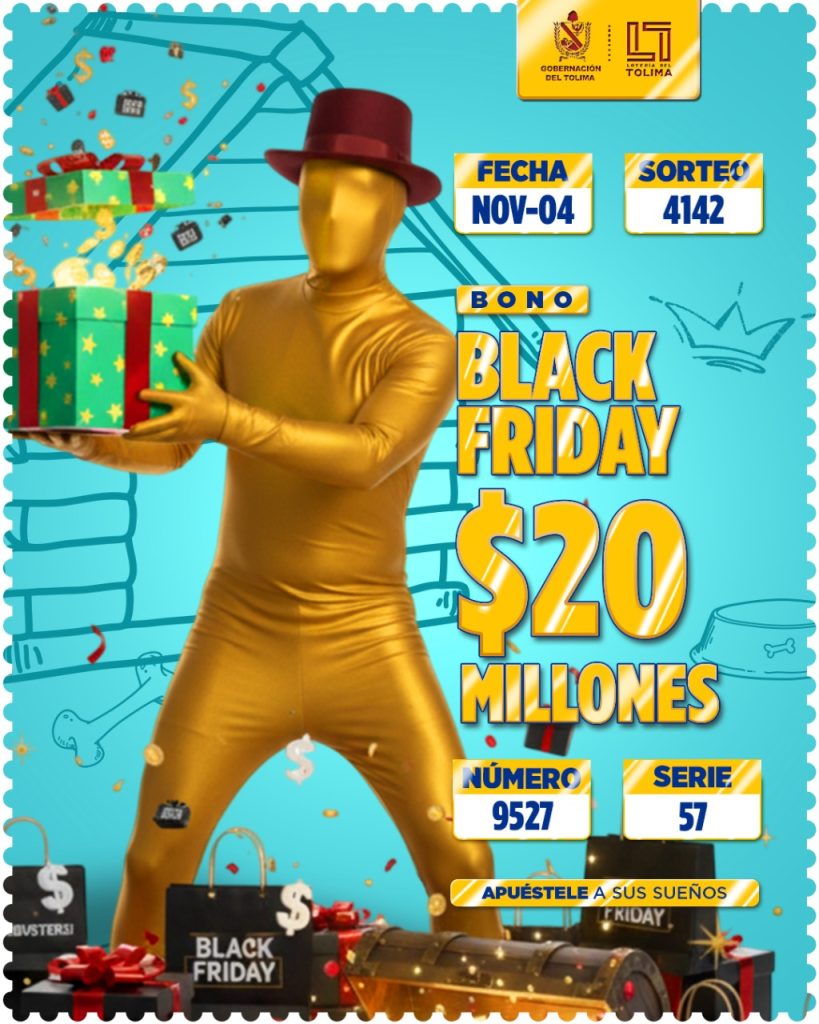 4142 En Noviembre Bono Black Friday Por 20 Millones