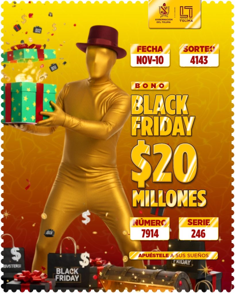 4143 En Noviembre Bono Black Friday Por 20 Millones
