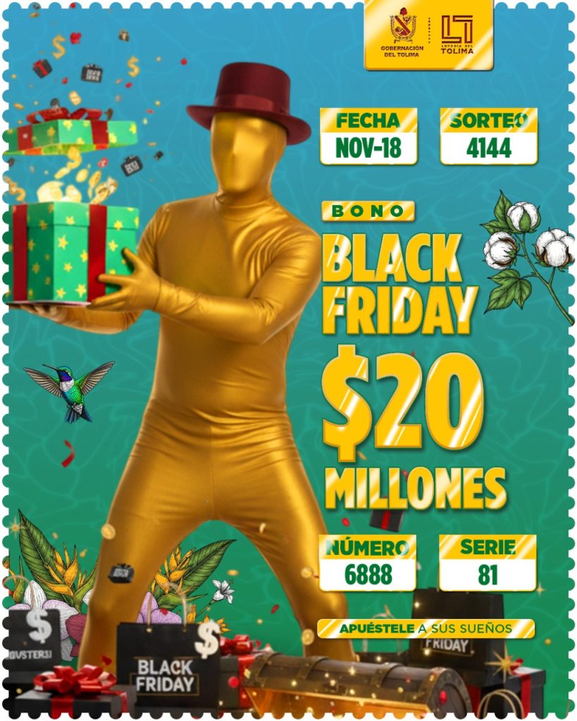 4144 En Noviembre Bono Black Friday Por 20 Millones