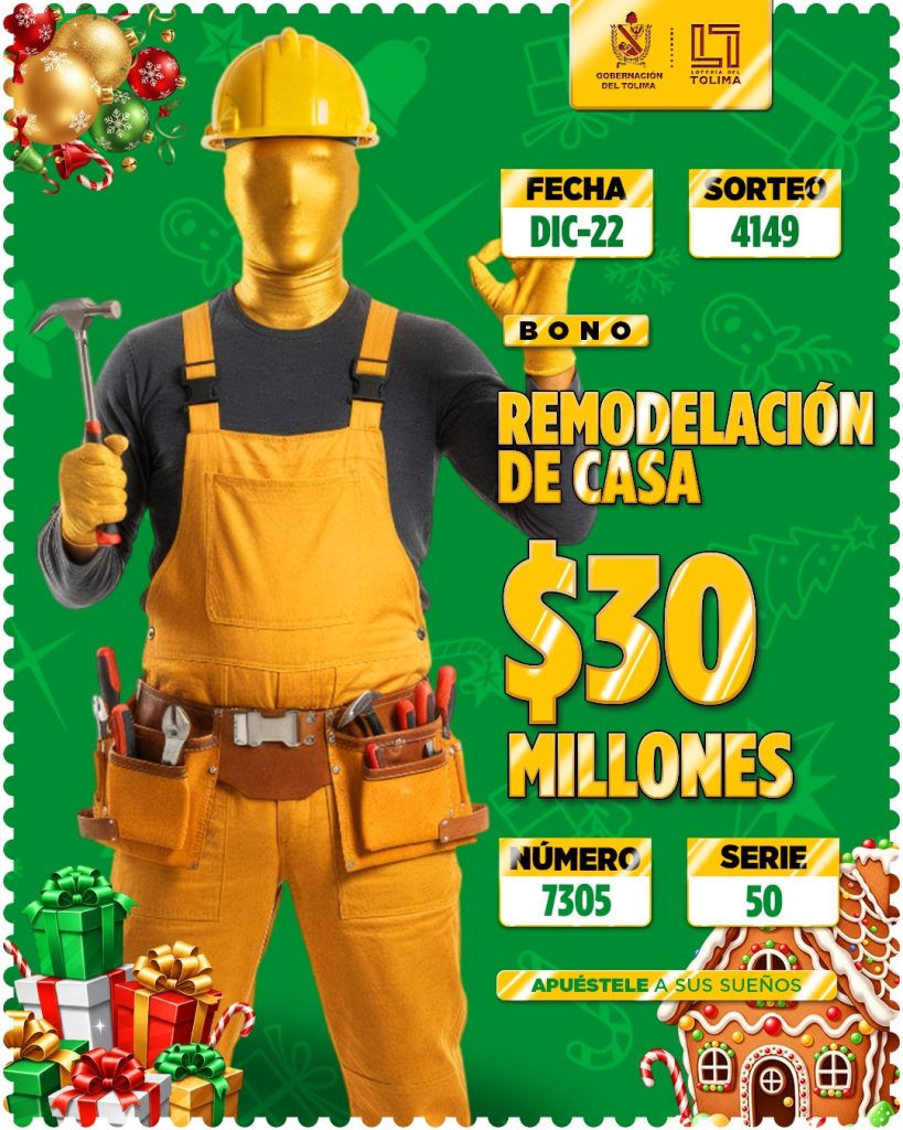 4149 En Diciembre Bono Remodelacion De Casa Por 30 Millones
