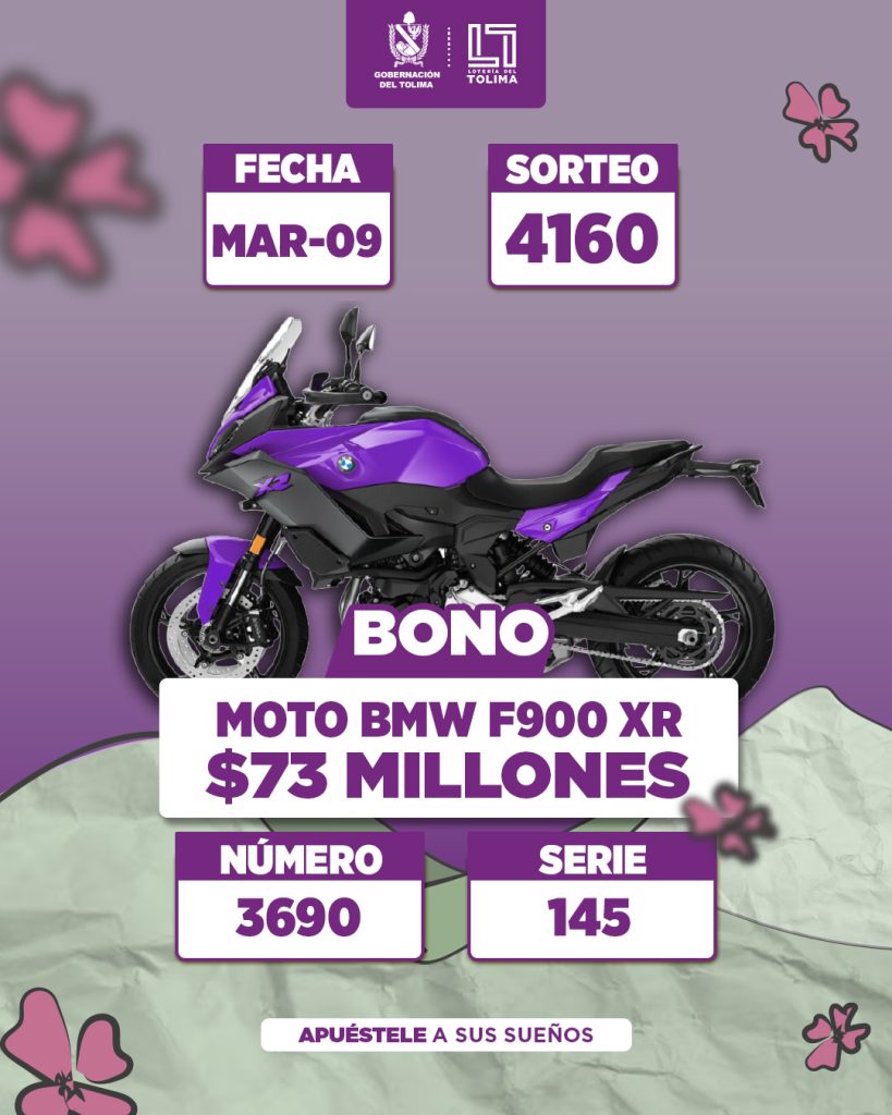 4160 En Marzo Bono Moto BMW F900 XR Por 73 Millones