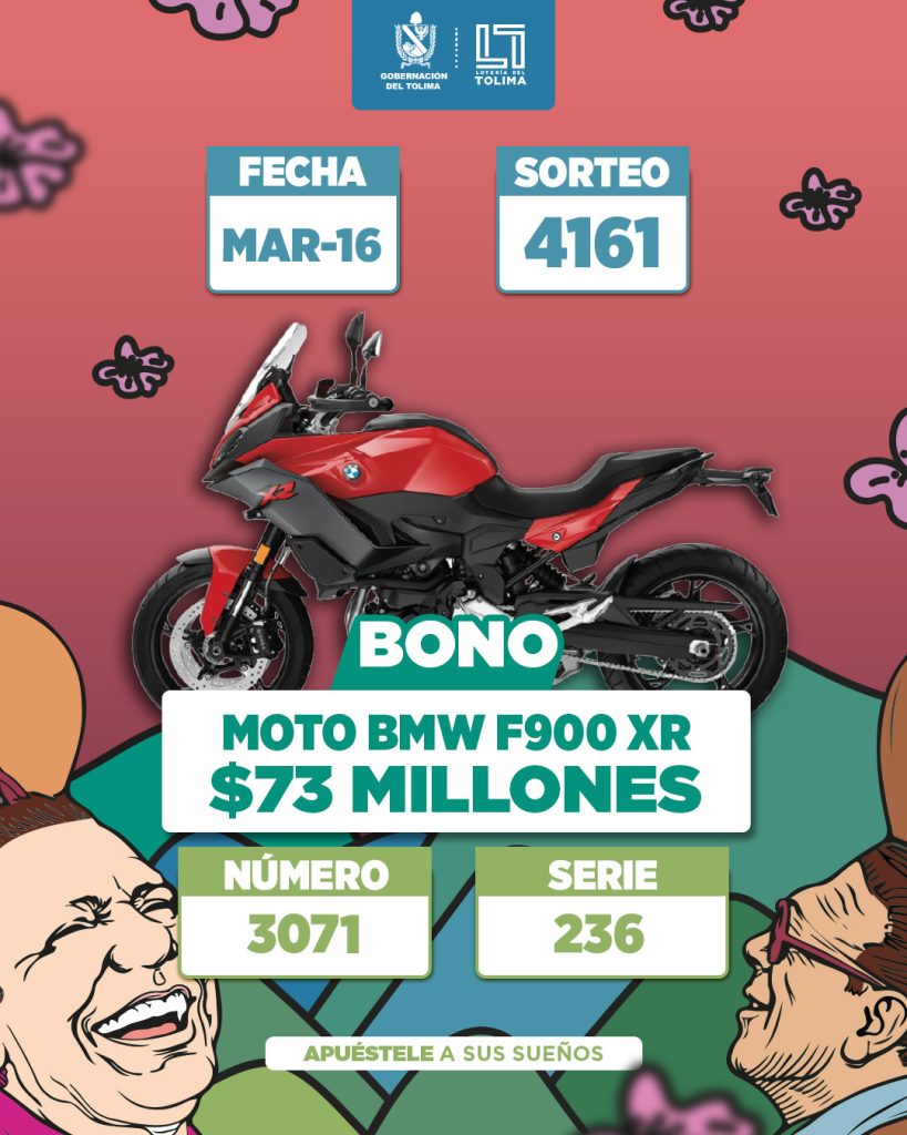 4161 En Marzo Bono Moto BMW F900 XR Por 73 Millones